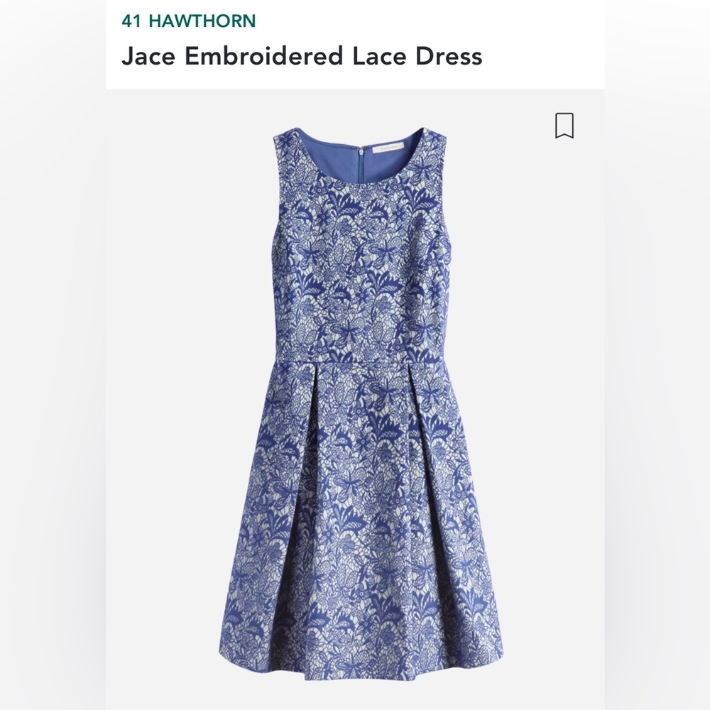 Embroidered lace dress EUC - Picture 1 of 7